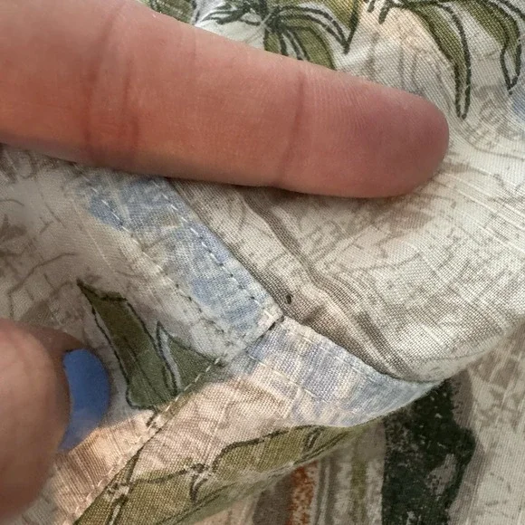 Columbia Swordfish Hawaiian Shirt Mens XXL Fish Button Up Collared Cotton Beach - Picture 14 of 14